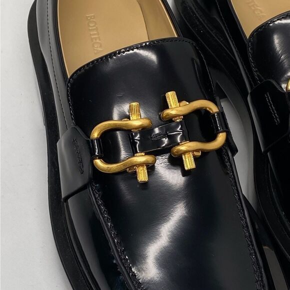 Bottega Veneta  Monsieur Leather Chunky Loafers size 40 - Picture 6 of 12